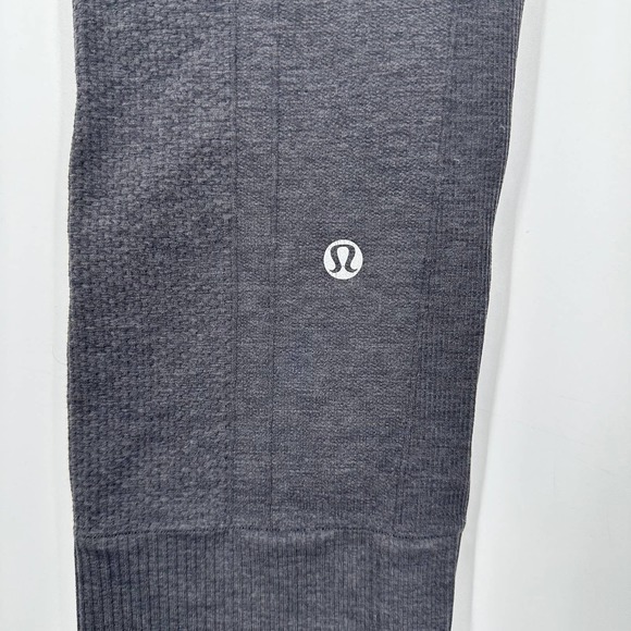 Lululemon Ebb To Street Pants High Rise Yoga Seamless Leggings Heathered Black - Picture 5 of 14